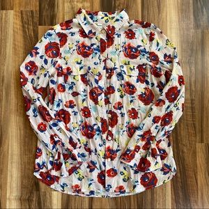 Old Navy Floral Button Down
